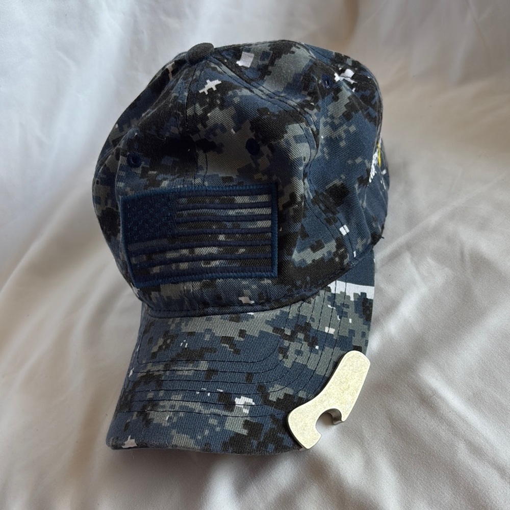 Morley Camouflage Blue Hat